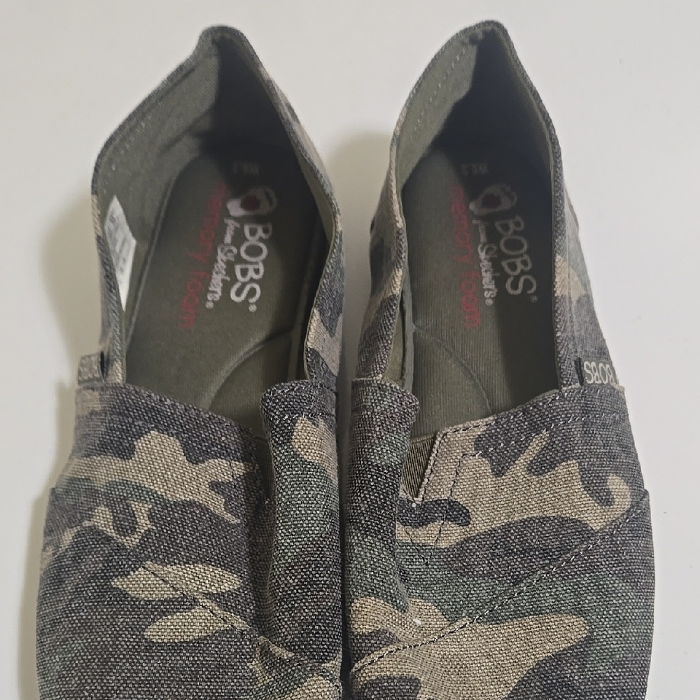 BOBS Camo Slip-On Shoes